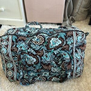 Vera Bradley Java Blue duffel bag
